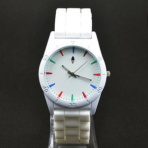 Casual Brand Clover Women Men's Unisex 3 Leaves leaf style dial Silicone Strap Analog Quartz Wrist watch AD02279e