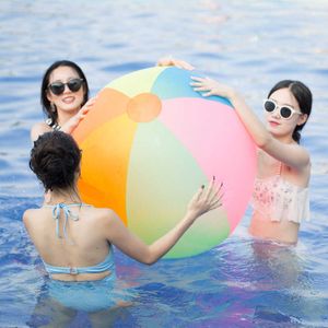 Schwimmweste Boje Super große 80 cm PVC aufblasbare Kugel Kind Kind Luft Strandball Schwimmbad im Freien Riesenrolle Ball Spielzeug Sport Wasser spielen B38002 T221214