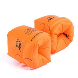 Vida Vida Bóia 2pcs / Lote Adulto / Infantil Amarelo Espumado PVC Anel de natação Anel de anel flutuante Anéis infláveis ​​Life inflável Mangas de ar Infláveis ​​8 T2221214