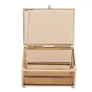 Jewelry Pouches Clear Makeup Storage Box Display Holder For Perfumes Bracelet Pins