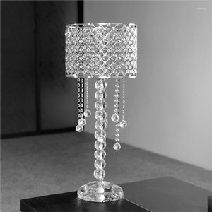 Party Decoration Wedding Table Centerpiece Clear Acrylic Display Stand Metal Crystal Flower For SaleAB0026