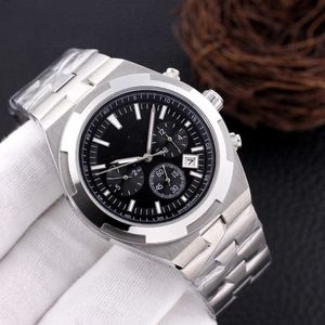 Luxury Designer Watches Vach Full Function 316 Fine Steel Movement Mechanical Belt Watch Men's Business Banket Calm