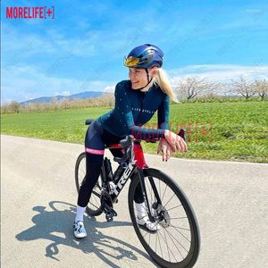 Racing Sets MLC Cycling Suit Triathlon Women's Outdoor Team Ball Uniform Overalls Jumpsuit Customizable