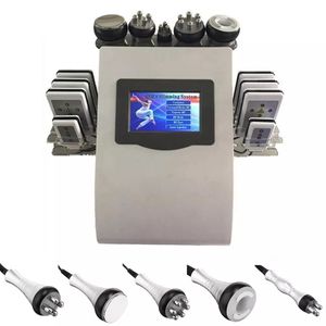 Liposuzione ad ultrasuoni professionale per grasso corporeo 40k Apparecchiatura RF Sottovuoto che dimagrisce RF Slim Lipocavitation Ultrasonic Lipo Cavitation Machine