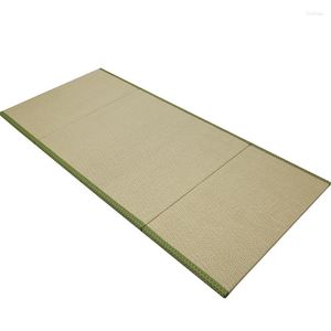 Carpets 4 Fold Foldable Japanese Tatami Mat Rectangle Large Carpet For Student Dormitory Bedroom Sleeping Flooring Home Futon Mattress