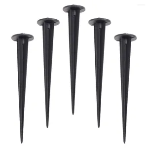 Plugue de alumínio de pico moído Stakes Spikes Lights Substituição Acessórios para Spotflel Acessórios Jardim Espacras Solar reforçadas de Garden Outdoor