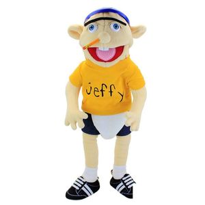 Плюшевые куклы 60 см. Большие Jeffy Boy Hand Puppet Children Five Show Show Props Рождественские игрушки Kids Gift 221014 Подарки подарки DHCW5