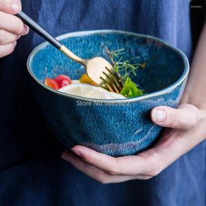 Миски керамическая салат лапша миска рис суп фрукты овощные десерт большой кухонный инструмент для теплостойкой печи выпечка