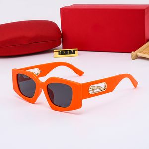 Neue heiße coole Sonnenbrille sechseckiger rechteckiger Rahmen dunkelgrün bernsteinfarben Damensonnenbrille Designer-Styling Küstenbrille Gold Leopard dekorativ hohl breite Bügel