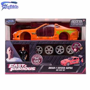 Electric/RC Car 1 24 Brians 1995 Toyota Supra Die Cast Kit car toy diecast Metal Children Gift Collection J1 T221214