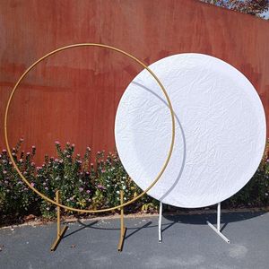 Party Decoration Metal Backdrop Iron Circle Arch Stand br￶llop f￶delsedagsdekorationer ballongram b￥gar baby shower bakgrund omslag