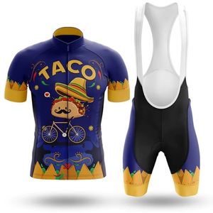 Taco Bicycle Cycling Pro Team Jersey Set 2024 Newset Summer Quick Dry Bicycle Clothing Maillot Ropa Ciclismo MTB Cycling Men Suit