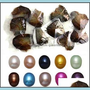 Pearl New Oysters With Dyed Natural Pearls Inside Party In Bk Open At Home Vacuum Packaging Epacket Drop Delivery Jewelry Otcby