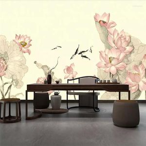 Wallpapers Custom TV Sofa Living Room Bedroom Wall High-grade Cloth Manufacturers Wholesale Wallpaper Mural Po