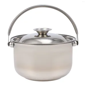 Bowls Pot Steel Stainless Cooking Stew Stock Soup Bowl Mixing Shabu Pan Noodle Stockpot Sauce Metal Pasta Steam Steamer