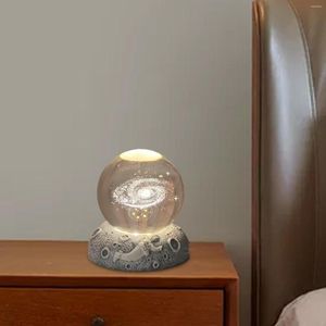 Luzes noturnas Crystal Ball Light Gifts Astronomia Planeta de 60 mm Ornamento educacional para adolescentes