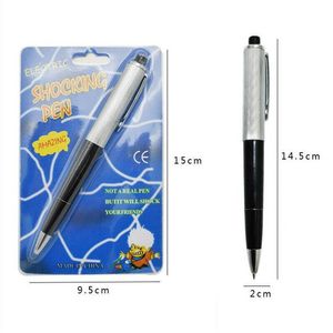 Funny Toys Fun Pen With Box Packaging April Fools Day Exotic Ballpoint Pens Shocking Electric Shock Toy Gift Joke Prank Trick Drop D Dhmfp