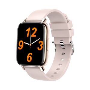 YEZHOU2 Neueste A1 Bluetooth-Telefon-Smartwatch für Damen, 1,69 Zoll großer Bildschirm, Touch-Anruferinnerung, Echtzeit-Herzfrequenz, Sport, wasserdichte Uhr