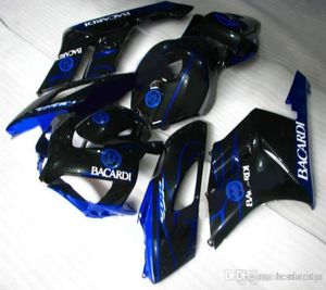 Honda CBR1000RR 04 05 Blue Black Original Mold Fairling Kit CBR 1000 RR 2004 2005 HF225326526の帽子のフェアリング
