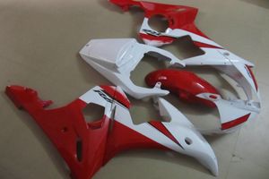 Aftermarket Body Parts Fairing Kit voor Yamaha YZF R6 03 04 05 Red Witte Kairings Set YZF R6 2003 2004 2005 OT166155906