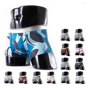 Underpants Multi Printed Milk Fiber Softy 10Pack/lot Men Underwear Boys Comfy Boxer Trunk Shorts Pouch Breathable UD08