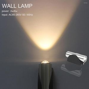 Wall Lamp 2W LED Porches Up And Down Lights Indoor Cool White/ Warm White Light Aluminum Outdoor Lamps Lighting