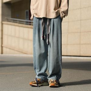 Männer Jeans 2022 männer Jogger Hose Bequeme Sommer Mann Casual Hosen Streetwear Lose Gerade Denim Hosen Japanische Mode Z167