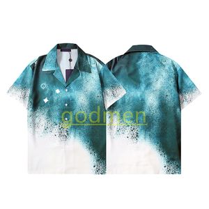 New Fashion Mens Casual Shirts Spring Summer Short Sleeve Beach Shirt Fashion Top Blouse For Men Asian Size M-3XL