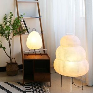 Floor Lamps Noguchi Rice Paper Lamp Lanterns Table Dimming Bedside Soft Light For Living Room Bedroom Decor