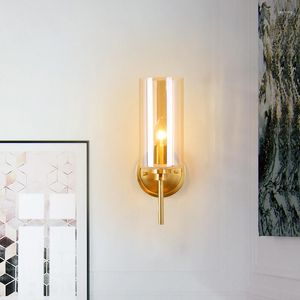 Lâmpada de parede American Vintage Lamps E14 Bulbo LED LUZES DE COBER