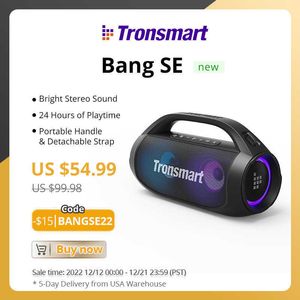 Tragbare Lautsprecher Tronsmart Bang SE Lautsprecher leistungsstarker tragbarer Lautsprecher mit Bluetooth 5.3 tragbares Handle 24-Stunden-Spielzeit für Party Camping T221213