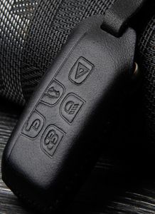 Echte lederen sleutelhouder Case Shell voor Land Rover Range Rover Sport Evoque Lander Discovery Key Holder Keychain Auto Access2569571