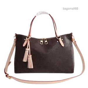Original tote bag Designer Luxury Handbags Purses Lymington Zipper Women Brand Tote Old Flower Real Leather Shoulder Bags bagsmall68