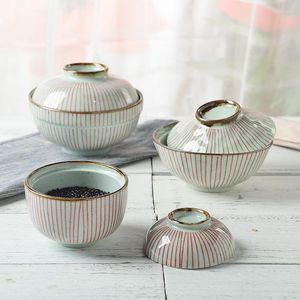 Skålar japansk stil keramisk grytskål med tureen liten koreansk bordsartikel el restaurang hem nudel maträtt