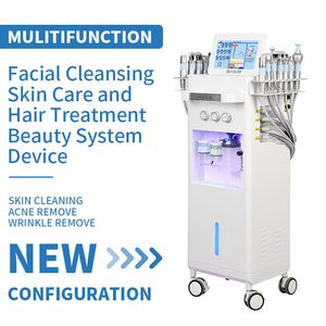 15 In 1 Microdermabrasion Multifunctional Hydra High Frequency Aqua Peeling Facial Machine With Pdt Led Light