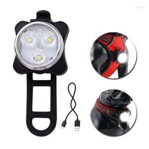 Dog Collars Collar Mini Led Pendant Waterproof Safety Flashing Light Usb Rechargeable For Dogs Cats Pets