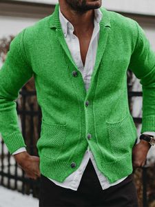 Maglioni da uomo Europa America Abbigliamento da uomo Casual Cardigan lavorato a maglia per uomo Autunno Wnter Moda Maglione Cappotti Maschile Streetwear