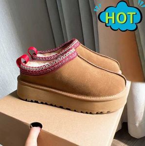 Slippers New Australia slippers Tazz Suede boots Classic ultra mini Shearling platform Slipper snow boot chestnut Antelope brown winter comfortugg fdgg