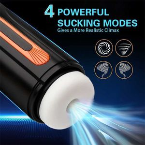 Sex Toys Massager Automatisk manlig Masturbator Telescopic Rotation Silicone Vagina Simulation BlowJob Machine Toy for Men Masturbation Cup