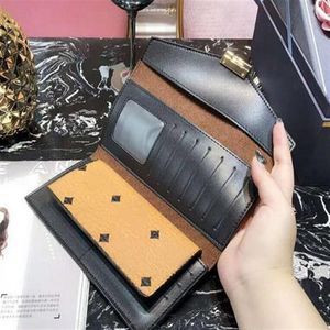 Korean fashion printing long wallet ladies large capacity wallet card package 03289w