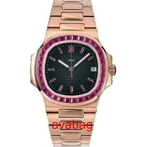 Orologi da polso Top Orologi automatici da uomo Quadrante con diamanti colorati impermeabili Scheletro in acciaio inossidabile Orologi da polso da uomo classici ed eleganti di lusso