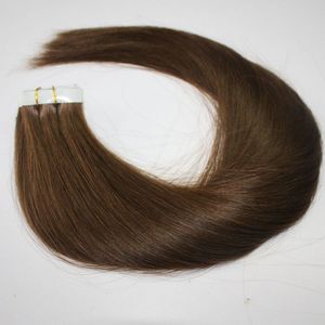 Fita de alta qualidade em extensões de cabelo trama de pele cores loira cor natural remy cabelo 20pcs sacos 6 sacos / lote dupla face adesiva cabelos humanos