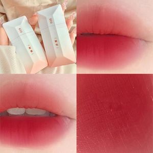 Lip Gloss 4 Colors Girl's Velvet Matte Lipstick Blush Waterproof Long Lasting Sexy Lipgloss Non-Stick Cup Makeup Tint Cosmetic