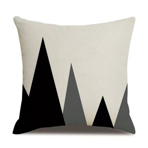 Pillow Case Cushion Covers for Sofa Square Triangle Circle Star 45x45cm Print Pillowcase Customs-made Home Decorative