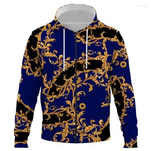 Männer Hoodies Edle Kleid Stil Mode Kühlen Zipper Kleidung Harajuku Sweatshirts Männer D Drucken Mit Kapuze Pullove