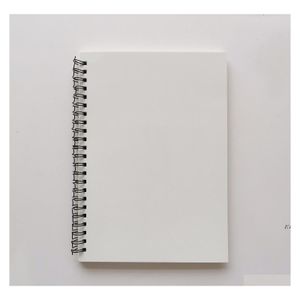 Note dos blocos de notas sublimação no caderno em branco do diário espiral Limite liso no bloco de notas brancas por atacado de tamanho personalizado pode ser misto PAE13543 D ott7f