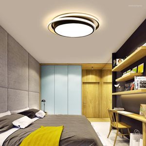 Luzes de teto Modern Led Quarto Led Room Round Study Villa Apartment Interior Iluminação