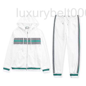 Men's Tracksuits designer Mens Casual Brand Sportswear Jackets Pants Two Piece Sets Male Fashion White Jogging Suit Outfits Gym Clothes Fitness E3CD