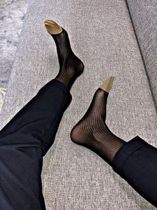 Erkek Çorapları Tüp Elbise Erkekler İçin Hediyeler Sırf Egzotik Resmi Giyim Seksi Fasion Şeffaf İş TNT