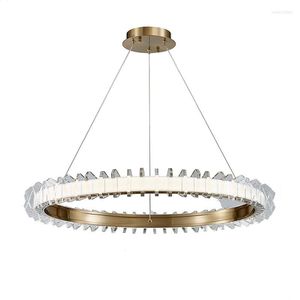 Lâmpadas pendentes Sombra de lâmpada de cristal led nórdica Big Glass Box Light Kitchen Island Candelier Iluminação Designer de luxo